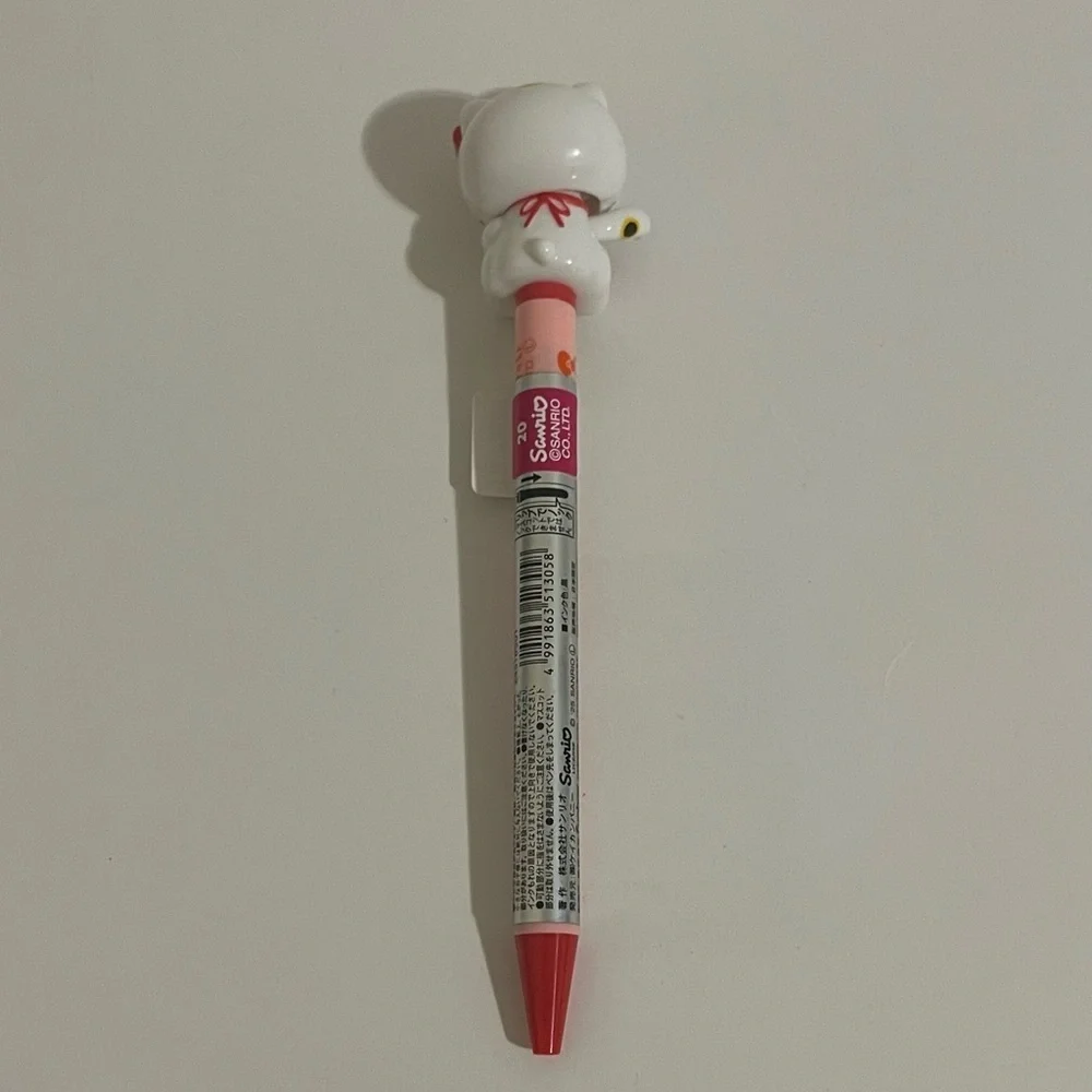 Hello Kitty White Lucky Cat Ballpoint Pen